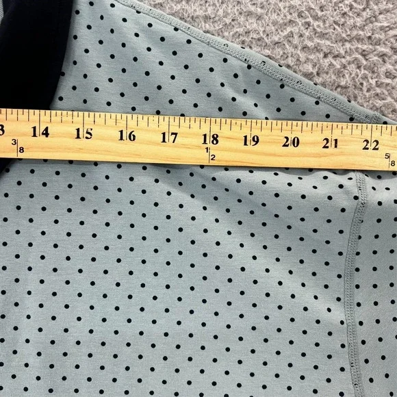 BYLT Polo Shirt Mens Size 2XL Gray Polka Dot Golf Casual Short Sleeve Stretch - Picture 5 of 16